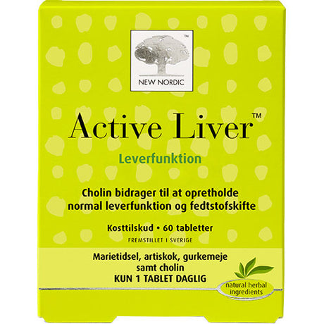 New Nordic Active Liver | 60 Tabl. fra New Nordic på Mecindo.dk