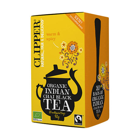 Clipper Indian Chai Te Økologisk | 20 br fra Clipper på Mecindo.dk
