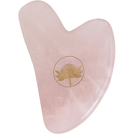 Australian Bush Flower Essences Gua Sha Tool Rosakvarts