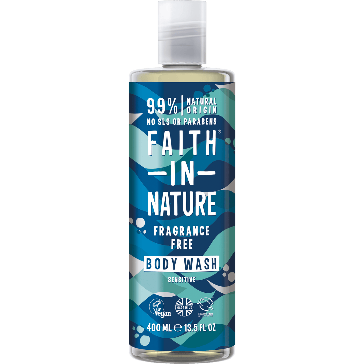 Faith in Nature Shower Gel | Fragrance Free fra Faith in Nature på Mecindo.dk