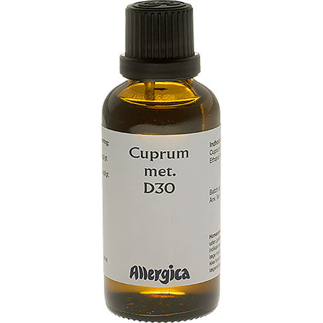 Allergica Cuprum Met. D30 | 50 ml fra Allergica på Mecindo.dk