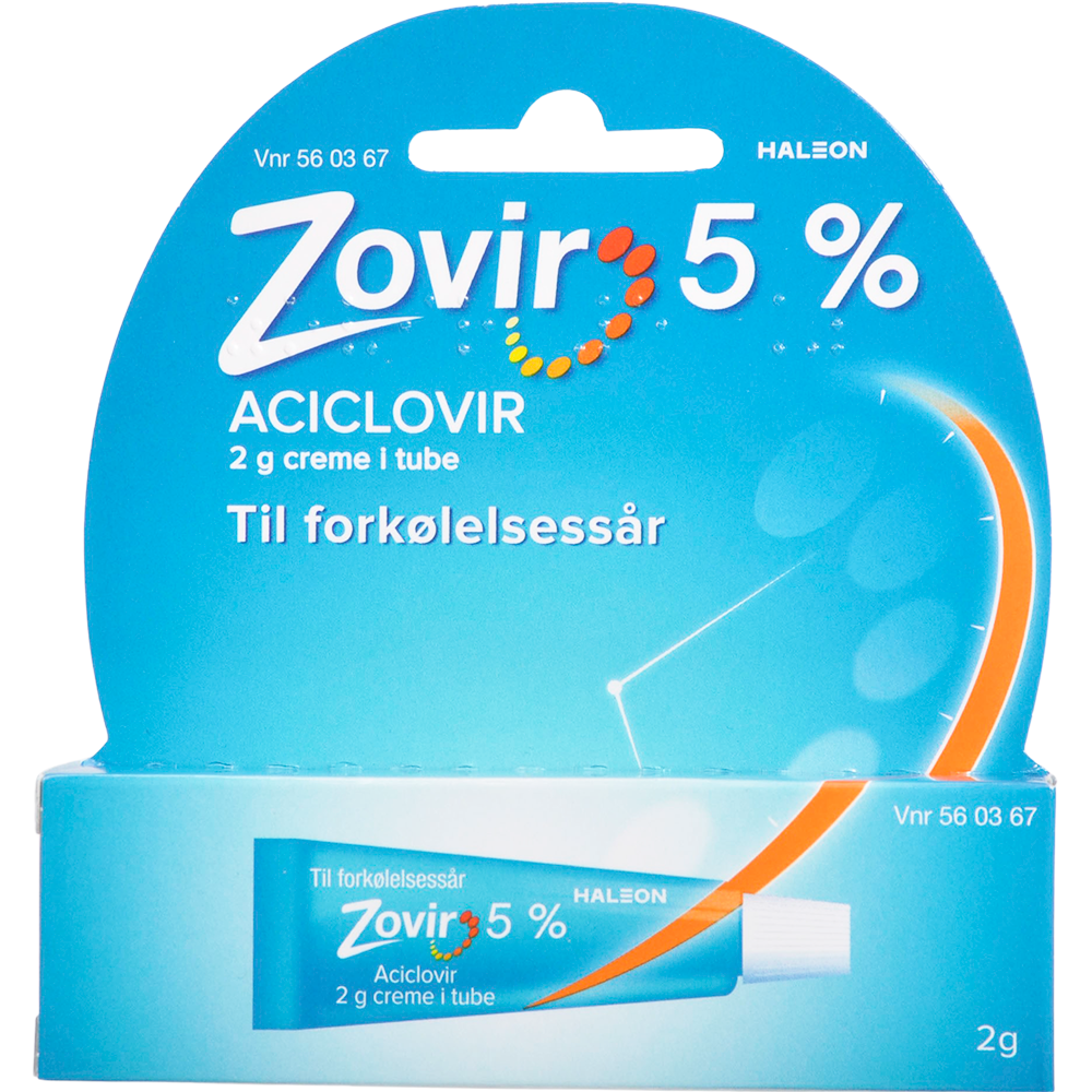 Zovir Creme Til Forkølelsessår | 2 gr