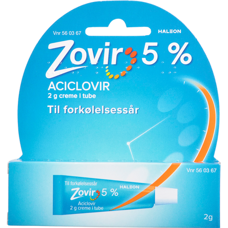 Zovir Creme Til Forkølelsessår | 2 gr