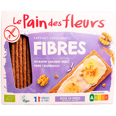 Le pain des fleurs Fiberknækbrød Økologisk | 150 g fra Le pain des fleurs på Mecindo.dk