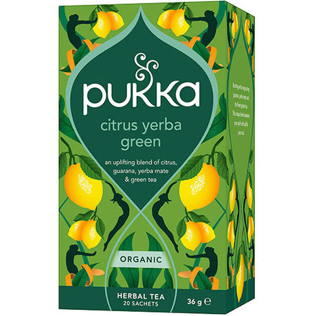 Pukka Citrus Yerba Green Te Økologisk | 20 breve fra Pukka på Mecindo.dk