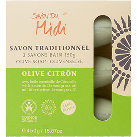 Midi Økologisk Olivensæbe Med Citrongræsolie | 450 gr fra Midi på Mecindo.dk