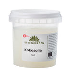 Urtegaarden Kokosolie, Fast Økologisk | 100 gr