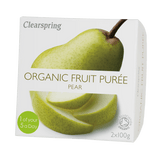 Clearspring Frugtpuré Økologisk 200 g | Pære fra Clearspring på Mecindo.dk