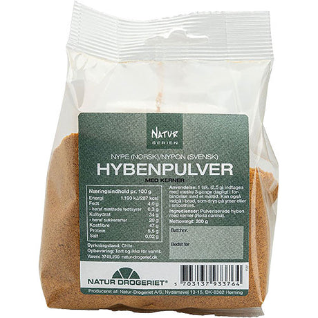 Natur-Drogeriet Hyben Pulver Fint M. Kerner | 200 gr fra Natur-Drogeriet på Mecindo.dk