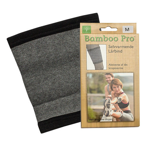 Bamboo Pro Lårbind Selvvarmende | Str. M fra Bamboo Pro på Mecindo.dk