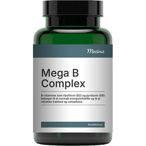 Mezina Mega B Complex | 120 KAP fra Mezina på Mecindo.dk