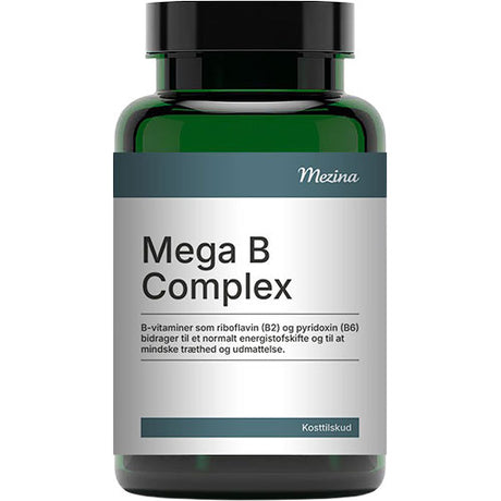 Mezina Mega B Complex | 120 KAP fra Mezina på Mecindo.dk