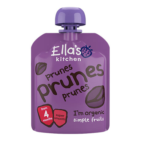 Ellas Kitchen Babymos Svesker 4 Mdr Økologisk | 70 gr fra Ellas Kitchen på Mecindo.dk