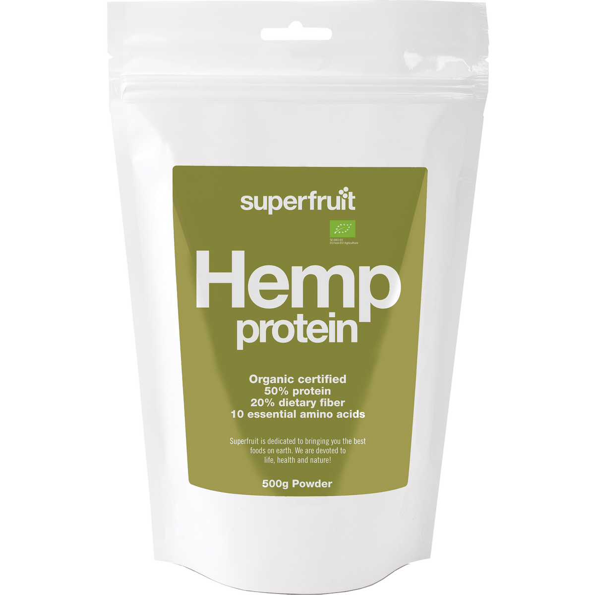 Superfruit Hamp Protein Pulver | 500 g