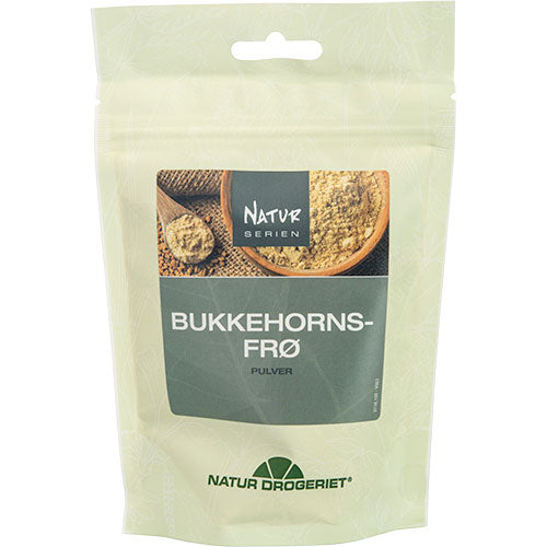 Natur-Drogeriet Bukkehornsfrø Pulver | 100 g fra Natur-Drogeriet på Mecindo.dk