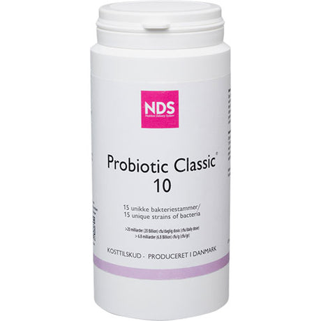 NDS Probiotic Classic 10 Maelkesyrebakterier | 200 gr fra NDS på Mecindo.dk