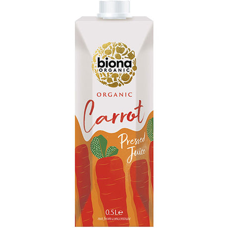 Biona Organic Gulerodsjuice Økologisk | 500 ml fra Biona Organic på Mecindo.dk