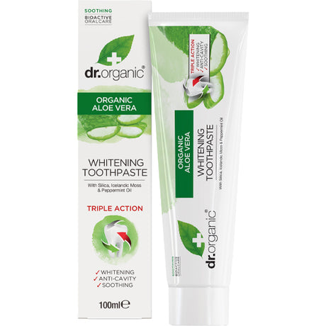 Dr. Organic Tandpasta Aloe Vera | 100 ml fra Dr. Organic på Mecindo.dk