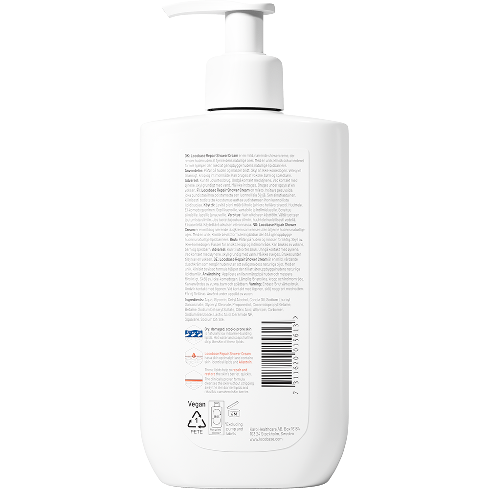 Locobase Repair Shower Cream | 400 ml fra Locobase på Mecindo.dk
