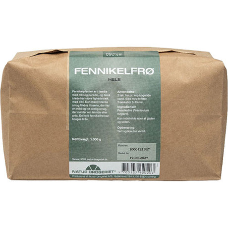 Natur-Drogeriet Fennikel Hel | 1 kg fra Natur-Drogeriet på Mecindo.dk