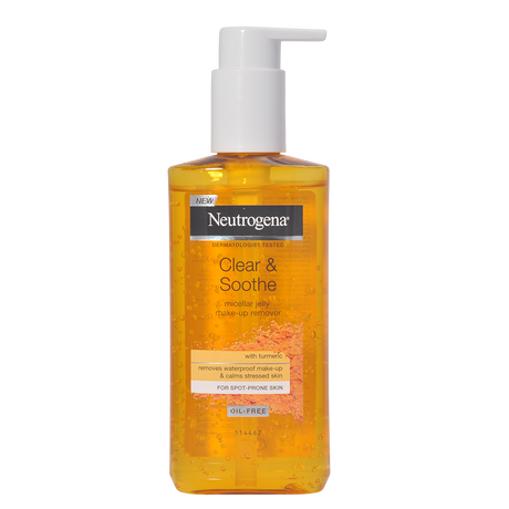 Neutrogena Clear & Soothe Micellar Jelly Make-up Remover | 200 ml fra Neutrogena på Mecindo.dk