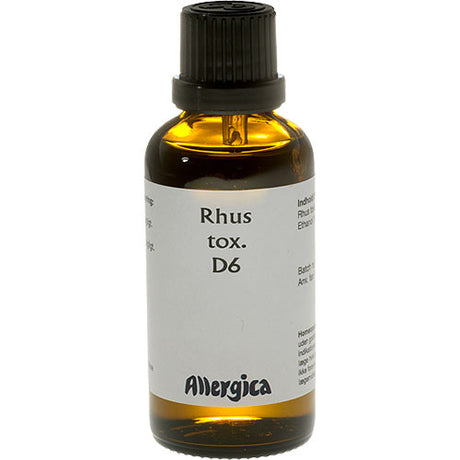 Allergica Rhus Tox D6 | 50 ml fra Allergica på Mecindo.dk