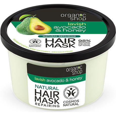 Organic Shop Avocado & Honey Hair Mask | 250 ML fra Organic Shop på Mecindo.dk