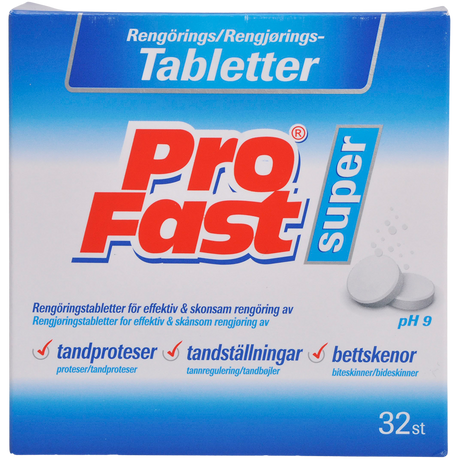 Ekulf Profast Rengøringstabletter | 32 Tabl.