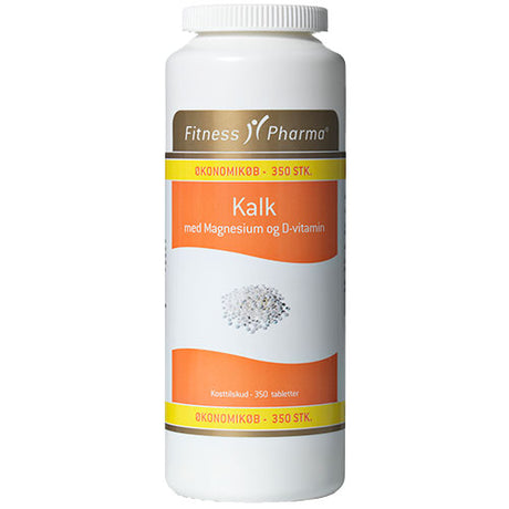 Fitness Pharma Kalk M. Magnesium Og D3-vitamin | 350 Tabl. fra Fitness Pharma på Mecindo.dk