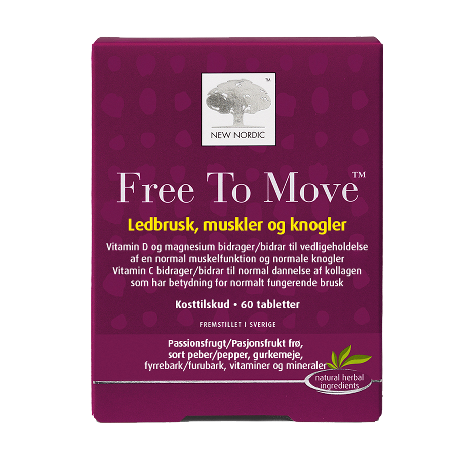 New Nordic Free To Move - 60 Tabl Billede af New Nordic Free To Move - 60 Tabl